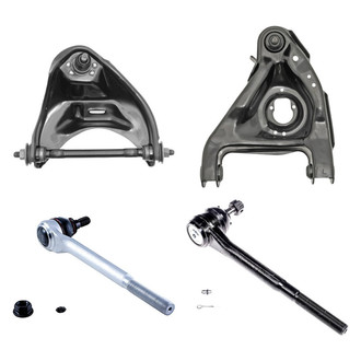 Dorman® - OE Solutions™ Front Driver Side Lower and Upper Control Arm with Ball Joint and Tie Rod End Kit