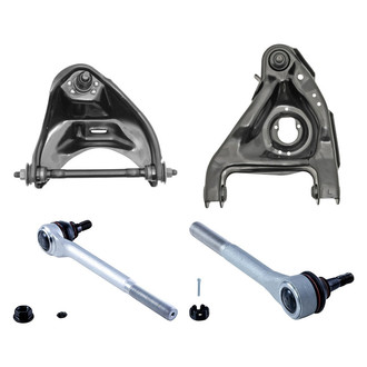 Dorman® - OE Solutions™ Front Driver Side Lower and Upper Control Arm with Ball Joint and Tie Rod End Kit
