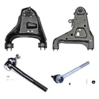 Dorman® - OE Solutions™ Front Driver Side Lower and Upper Control Arm with Ball Joint and Tie Rod End Kit