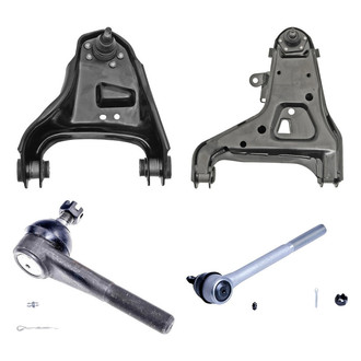 Dorman® - OE Solutions™ Front Driver Side Lower and Upper Control Arm with Ball Joint and Tie Rod End Kit