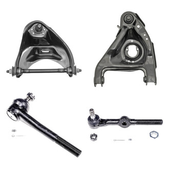 Dorman® - OE Solutions™ Front Driver Side Lower and Upper Control Arm with Ball Joint and Tie Rod End Kit