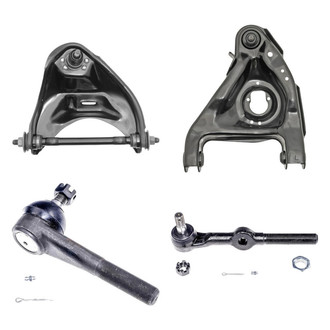Dorman® - OE Solutions™ Front Driver Side Lower and Upper Control Arm with Ball Joint and Tie Rod End Kit