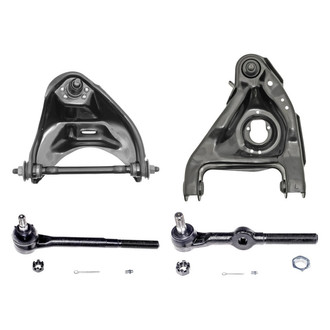 Dorman® - OE Solutions™ Front Driver Side Lower and Upper Control Arm with Ball Joint and Tie Rod End Kit