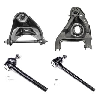 Dorman® - OE Solutions™ Front Driver Side Lower and Upper Control Arm with Ball Joint and Tie Rod End Kit