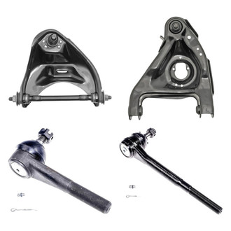 Dorman® - OE Solutions™ Front Driver Side Lower and Upper Control Arm with Ball Joint and Tie Rod End Kit