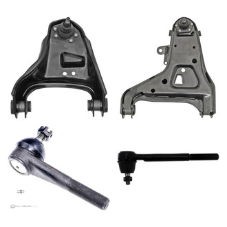 Dorman® - OE Solutions™ Front Driver Side Lower and Upper Control Arm with Ball Joint and Tie Rod End Kit