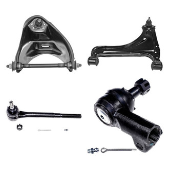 Dorman® - OE Solutions™ Front Driver Side Lower and Upper Control Arm with Ball Joint and Tie Rod End Kit