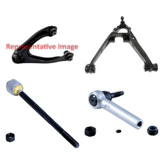 Dorman® - OE Solutions™ Front Driver Side Lower and Upper Control Arm with Ball Joint and Tie Rod End Kit