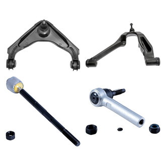 Dorman® - OE Solutions™ Front Driver Side Lower and Upper Control Arm with Ball Joint and Tie Rod End Kit
