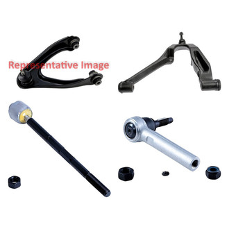 Dorman® - OE Solutions™ Front Driver Side Lower and Upper Control Arm with Ball Joint and Tie Rod End Kit