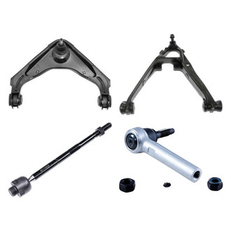 Dorman® - OE Solutions™ Front Driver Side Lower and Upper Control Arm with Ball Joint and Tie Rod End Kit