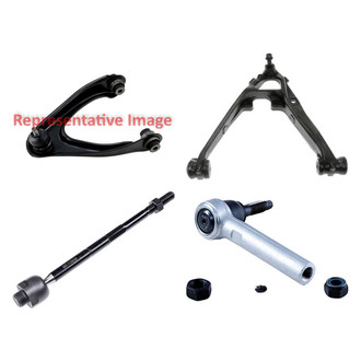 Dorman® - OE Solutions™ Front Driver Side Lower and Upper Control Arm with Ball Joint and Tie Rod End Kit