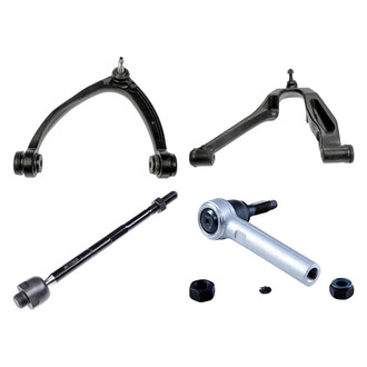 Dorman® - OE Solutions™ Front Driver Side Lower and Upper Control Arm with Ball Joint and Tie Rod End Kit