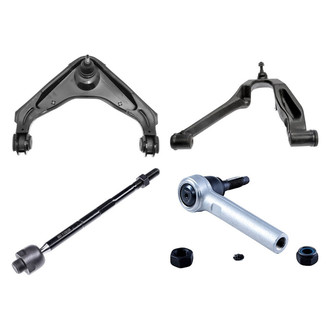 Dorman® - OE Solutions™ Front Driver Side Lower and Upper Control Arm with Ball Joint and Tie Rod End Kit