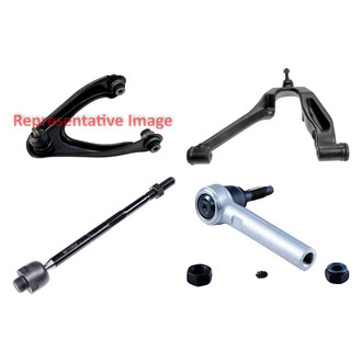 Dorman® - OE Solutions™ Front Driver Side Lower and Upper Control Arm with Ball Joint and Tie Rod End Kit