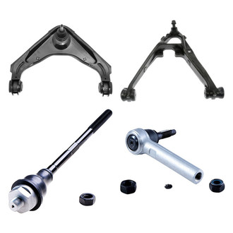 Dorman® - OE Solutions™ Front Driver Side Lower and Upper Control Arm with Ball Joint and Tie Rod End Kit