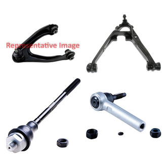 Dorman® - OE Solutions™ Front Driver Side Lower and Upper Control Arm with Ball Joint and Tie Rod End Kit