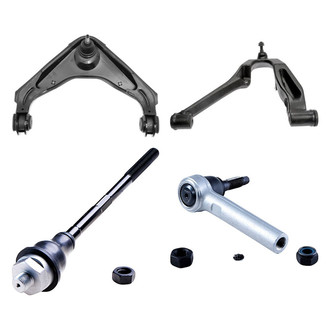 Dorman® - OE Solutions™ Front Driver Side Lower and Upper Control Arm with Ball Joint and Tie Rod End Kit