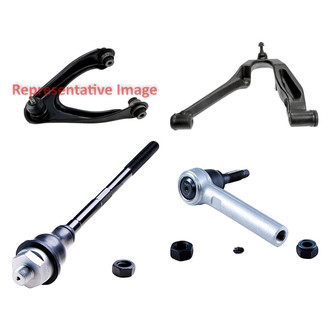 Dorman® - OE Solutions™ Front Driver Side Lower and Upper Control Arm with Ball Joint and Tie Rod End Kit