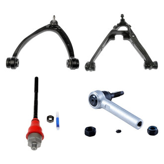 Dorman® - OE Solutions™ Front Driver Side Lower and Upper Control Arm with Ball Joint and Tie Rod End Kit