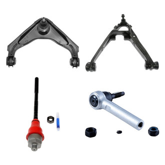 Dorman® - OE Solutions™ Front Driver Side Lower and Upper Control Arm with Ball Joint and Tie Rod End Kit