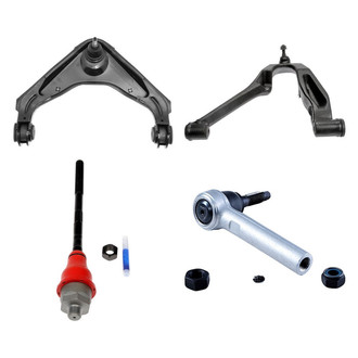 Dorman® - OE Solutions™ Front Driver Side Lower and Upper Control Arm with Ball Joint and Tie Rod End Kit