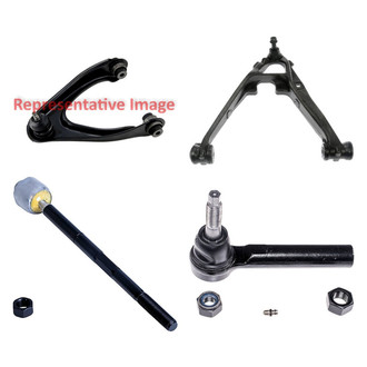 Dorman® - OE Solutions™ Front Driver Side Lower and Upper Control Arm with Ball Joint and Tie Rod End Kit