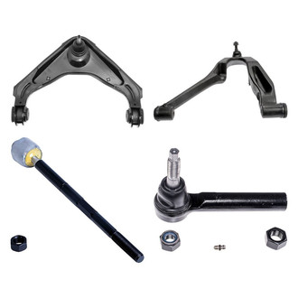 Dorman® - OE Solutions™ Front Driver Side Lower and Upper Control Arm with Ball Joint and Tie Rod End Kit