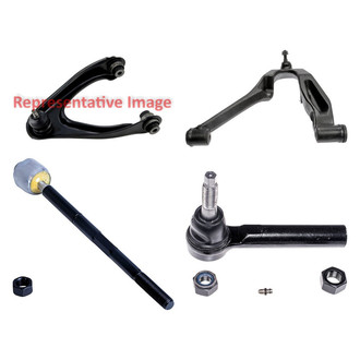 Dorman® - OE Solutions™ Front Driver Side Lower and Upper Control Arm with Ball Joint and Tie Rod End Kit
