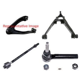 Dorman® - OE Solutions™ Front Driver Side Lower and Upper Control Arm with Ball Joint and Tie Rod End Kit