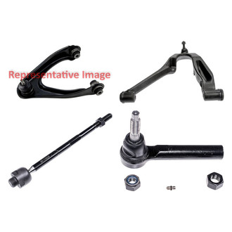 Dorman® - OE Solutions™ Front Driver Side Lower and Upper Control Arm with Ball Joint and Tie Rod End Kit