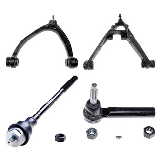 Dorman® - OE Solutions™ Front Driver Side Lower and Upper Control Arm with Ball Joint and Tie Rod End Kit