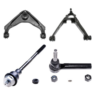 Dorman® - OE Solutions™ Front Driver Side Lower and Upper Control Arm with Ball Joint and Tie Rod End Kit