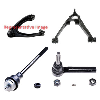 Dorman® - OE Solutions™ Front Driver Side Lower and Upper Control Arm with Ball Joint and Tie Rod End Kit