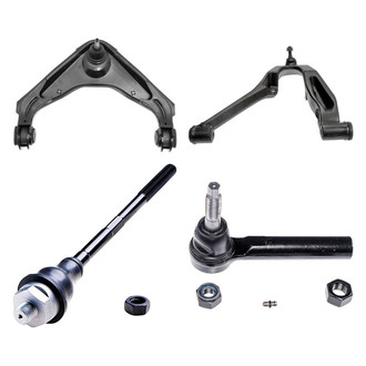 Dorman® - OE Solutions™ Front Driver Side Lower and Upper Control Arm with Ball Joint and Tie Rod End Kit