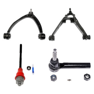 Dorman® - OE Solutions™ Front Driver Side Lower and Upper Control Arm with Ball Joint and Tie Rod End Kit