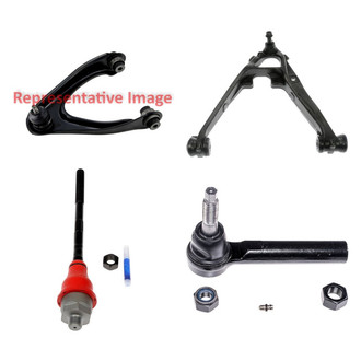 Dorman® - OE Solutions™ Front Driver Side Lower and Upper Control Arm with Ball Joint and Tie Rod End Kit