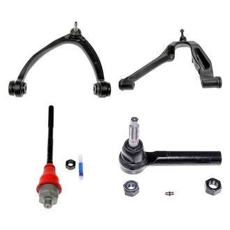 Dorman® - OE Solutions™ Front Driver Side Lower and Upper Control Arm with Ball Joint and Tie Rod End Kit