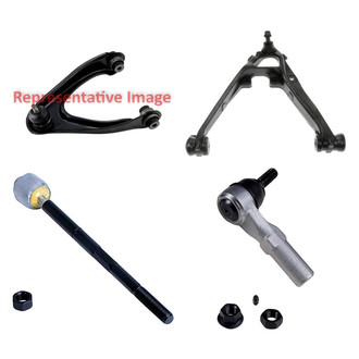 Dorman® - OE Solutions™ Front Driver Side Lower and Upper Control Arm with Ball Joint and Tie Rod End Kit