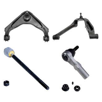 Dorman® - OE Solutions™ Front Driver Side Lower and Upper Control Arm with Ball Joint and Tie Rod End Kit