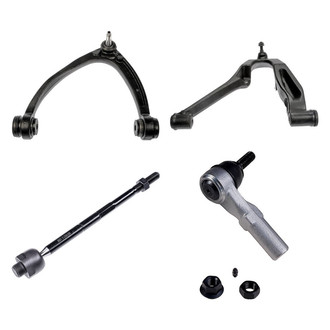 Dorman® - OE Solutions™ Front Driver Side Lower and Upper Control Arm with Ball Joint and Tie Rod End Kit