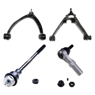 Dorman® - OE Solutions™ Front Driver Side Lower and Upper Control Arm with Ball Joint and Tie Rod End Kit