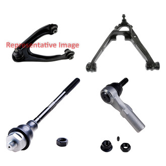 Dorman® - OE Solutions™ Front Driver Side Lower and Upper Control Arm with Ball Joint and Tie Rod End Kit