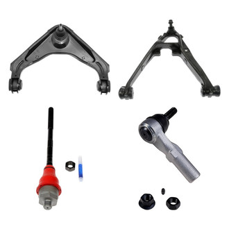 Dorman® - OE Solutions™ Front Driver Side Lower and Upper Control Arm with Ball Joint and Tie Rod End Kit