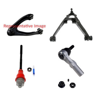 Dorman® - OE Solutions™ Front Driver Side Lower and Upper Control Arm with Ball Joint and Tie Rod End Kit