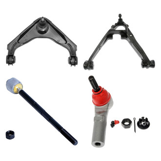 Dorman® - OE Solutions™ Front Driver Side Lower and Upper Control Arm with Ball Joint and Tie Rod End Kit
