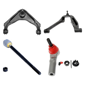 Dorman® - OE Solutions™ Front Driver Side Lower and Upper Control Arm with Ball Joint and Tie Rod End Kit