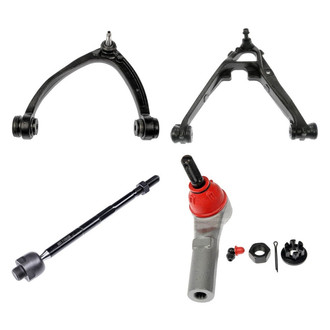 Dorman® - OE Solutions™ Front Driver Side Lower and Upper Control Arm with Ball Joint and Tie Rod End Kit