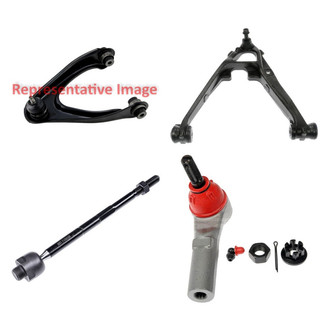 Dorman® - OE Solutions™ Front Driver Side Lower and Upper Control Arm with Ball Joint and Tie Rod End Kit