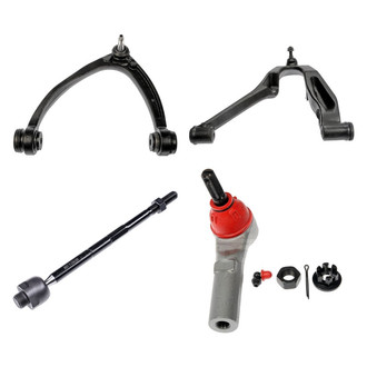 Dorman® - OE Solutions™ Front Driver Side Lower and Upper Control Arm with Ball Joint and Tie Rod End Kit